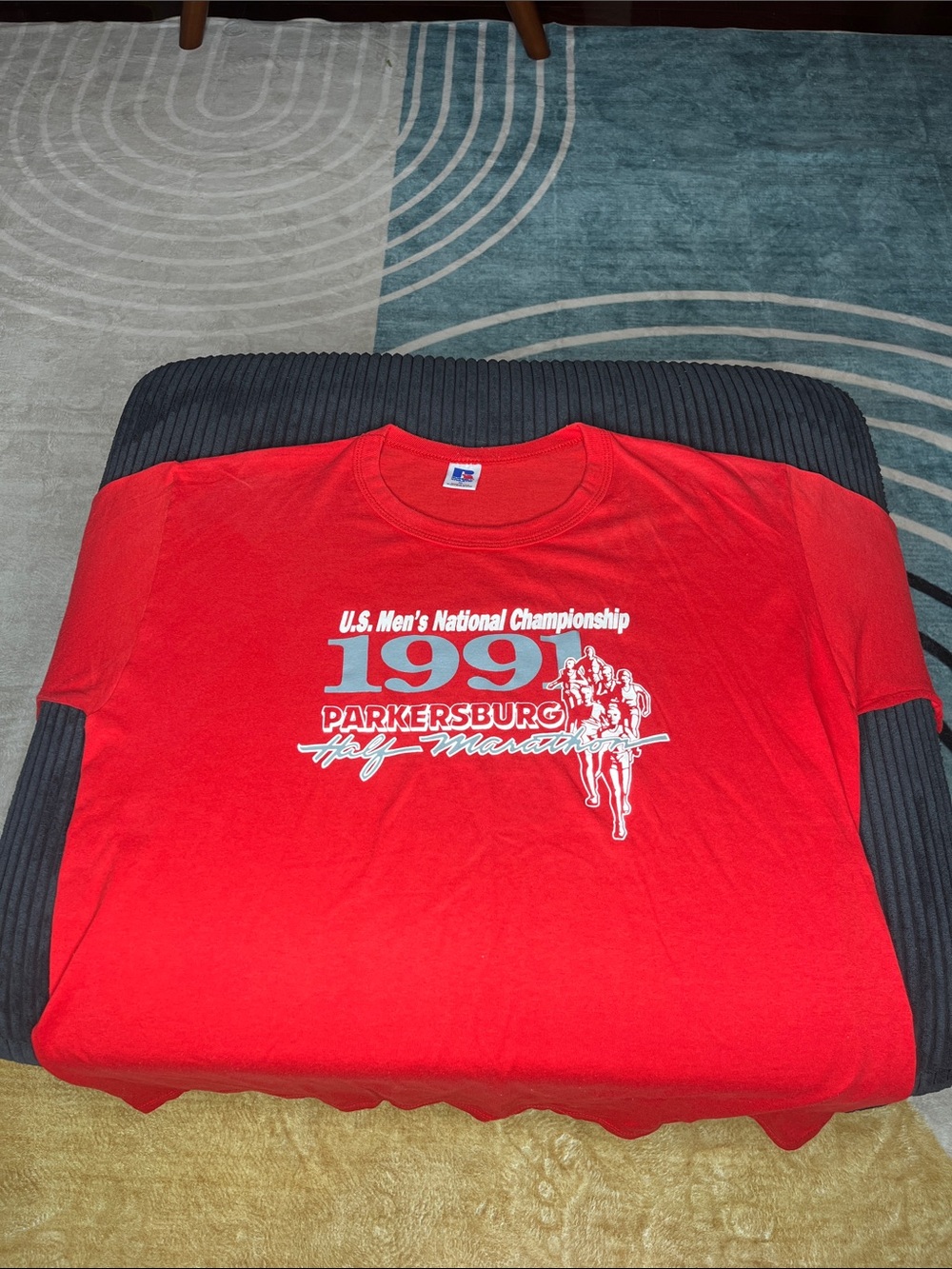 Vintage 1991 Parkersburg Half Marathon Tee - XL